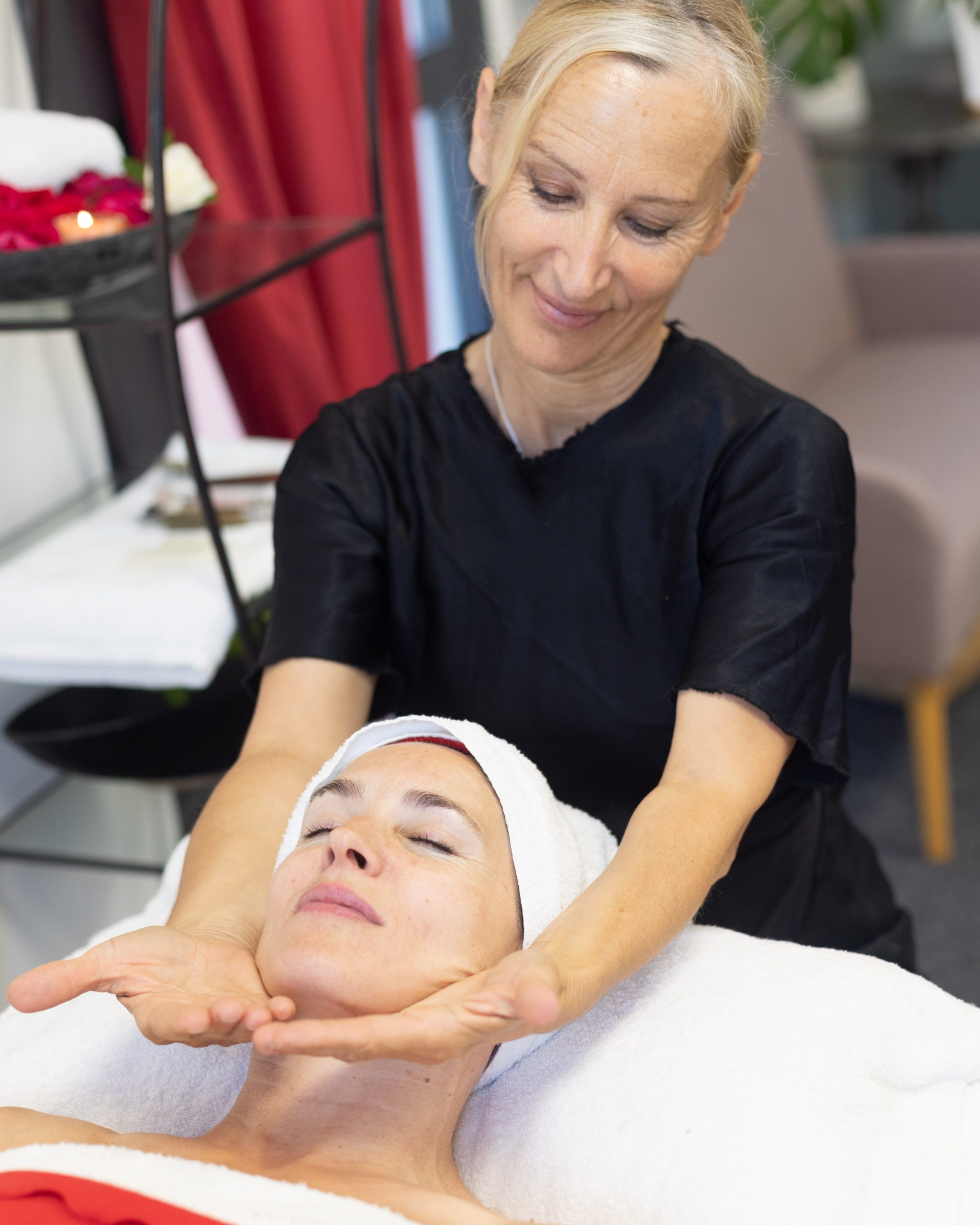 Massage visage beauté bien-être